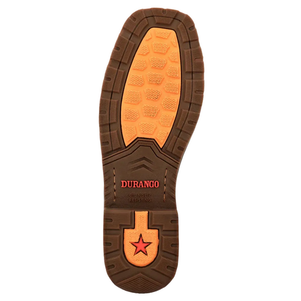 DDB0528 Durango Men's Workhorse Steel Toe Work Boot - Tan Saddle Rusty Blaze