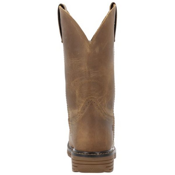 DDB0565 Durango Men's Workhorse Steel Toe Work Boot -Saddle Tan