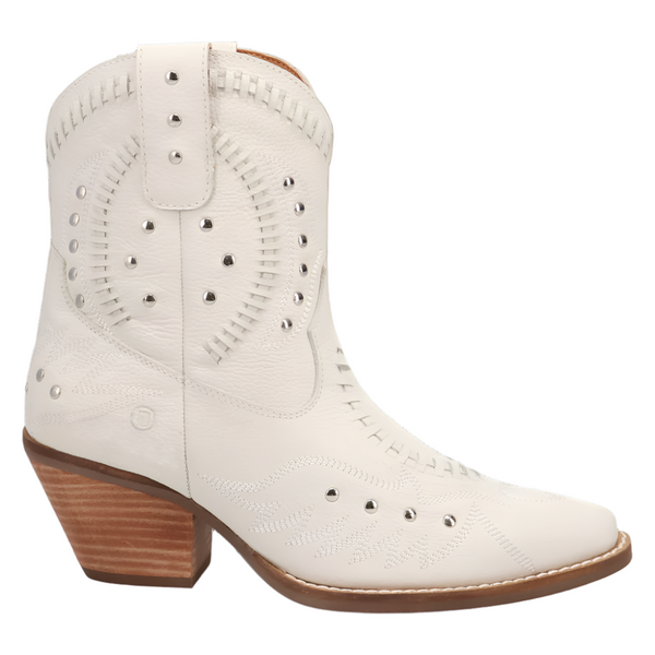 DI2206_WH Dingo Women's Precious Leather Boot - White