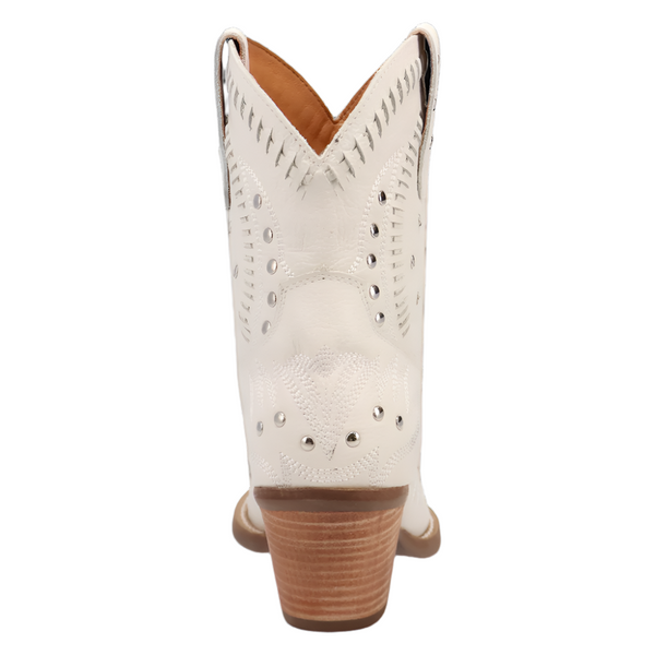 DI2206_WH Dingo Women's Precious Leather Boot - White