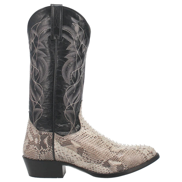 DP3036 Dan Post Men's Manning Python Cowboy Boot- Natural/Black