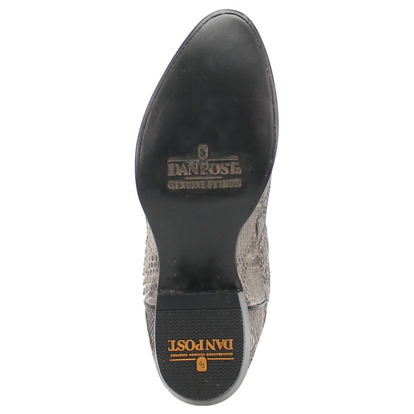 DP3036 Dan Post Men's Manning Python Cowboy Boot- Natural/Black