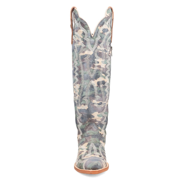 DP7084 Dan Post Ladies Camo Darlin Cowboy Boot with Zipper