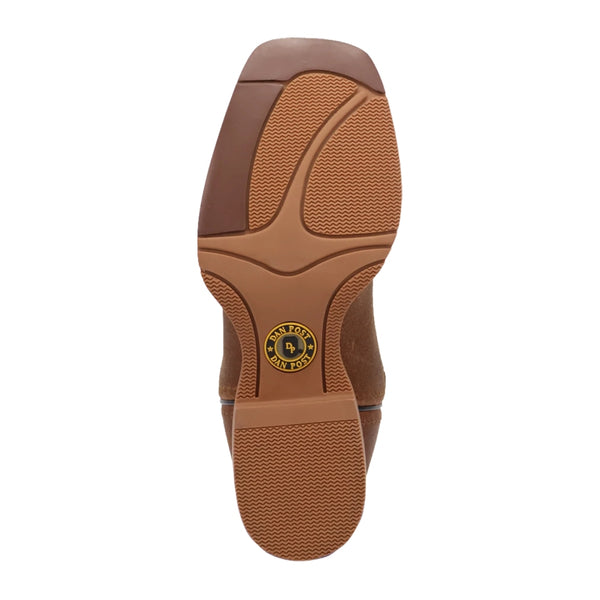 DPC4011 Dan Post Children's Beasley Square Toe Cowboy Boot - Tan / Black