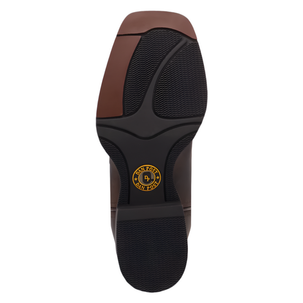 DPC5002 Dan Post Salina Leather Youth Cowboy Boot - Chocolate Turquoise