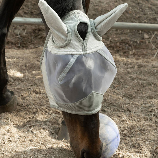 E22012-SI Equinavia Algard Soft Mesh Fly Mask - Silver