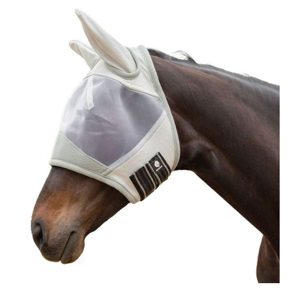 E22012-SI Equinavia Algard Soft Mesh Fly Mask - Silver