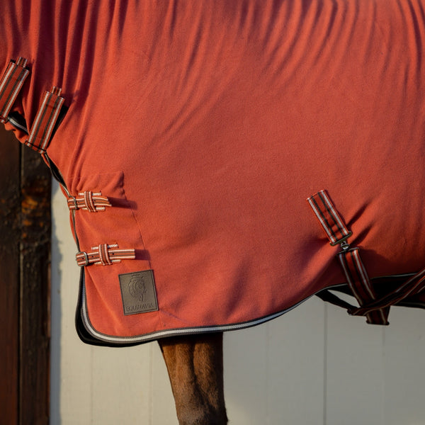 E24068-CHOR Equinavia Norse Full Neck Fleece Cooler - Chili Oil Red
