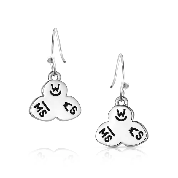 ER6609 Montana Silversmiths Dakota Skies Turquoise Earrings
