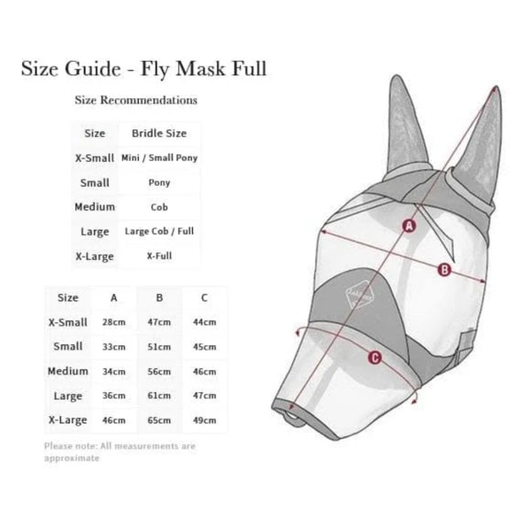 IT04133 LeMieux Visor-Tek Full Fly Mask - Fern