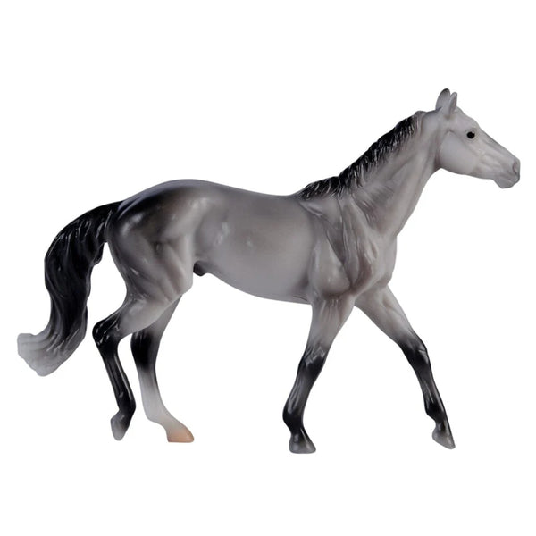 B-SM-10592 Breyer Stablemates Horse Collection Series 3 - Grey Thoroughbred