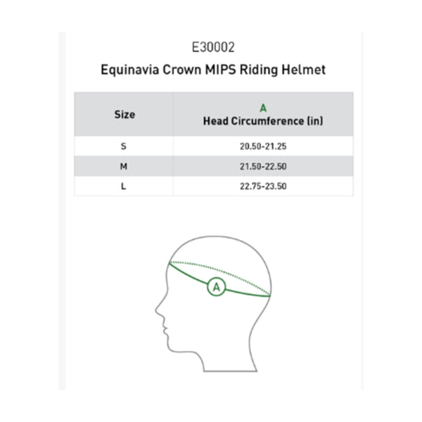 E30002-BL/GMG Equinavia Crown MIPS Equestrian Riding Helmet - Black/Gunmetal