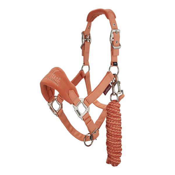 IT04192 LeMieux Mini Vogue Headcollar Halter & Leadrope - Apricot