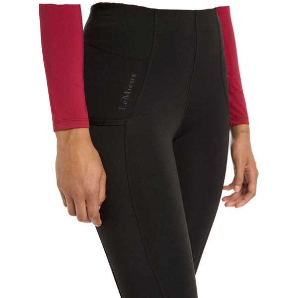 IT05125 LeMieux Women's Naomi Pull On Full Seat Breeches - Black