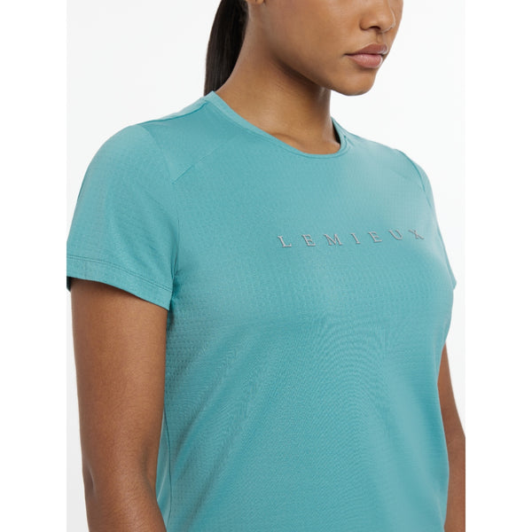 IT06033 LeMieux Women's Sports Short Sleeve T-Shirt - Lagoon