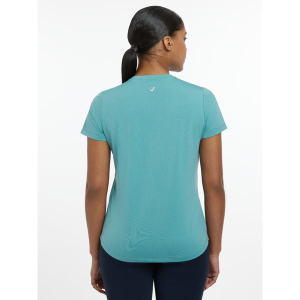 IT06033 LeMieux Women's Sports Short Sleeve T-Shirt - Lagoon