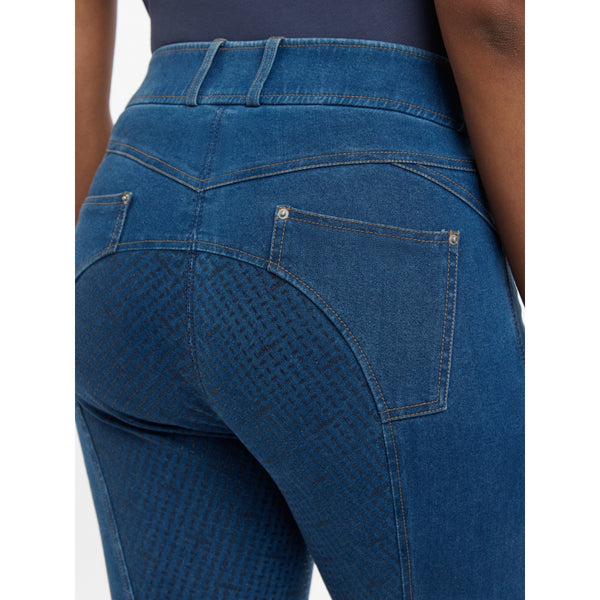 IT06543 LeMieux Women's Dolly Denim Breech - Dark Blue Wash