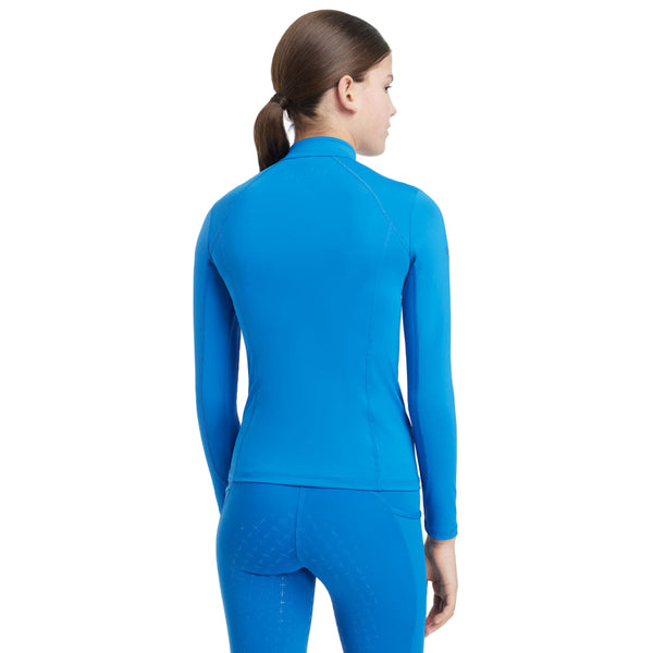 IT06805 LeMieux Young Rider Classique Base Layer Long Sleeve Shirt - Benetton Blue