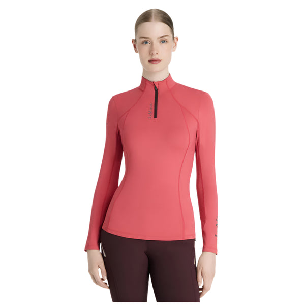 IT07159 LeMieux Women's Long Sleeve Classique Long Sleeve Base Layer - Cranberry