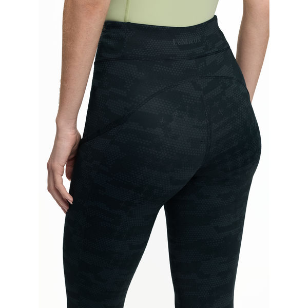 IT08198 LeMieux Women's Naomi Pull On Full Seat Breeches - Camo Black