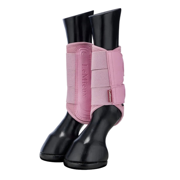 IT08311 LeMieux Arika Mesh Brushing Boots - Fondant