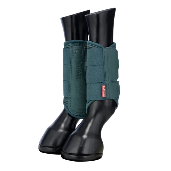 IT08312 LeMieux Arika Mesh Brushing Boots - Jungle