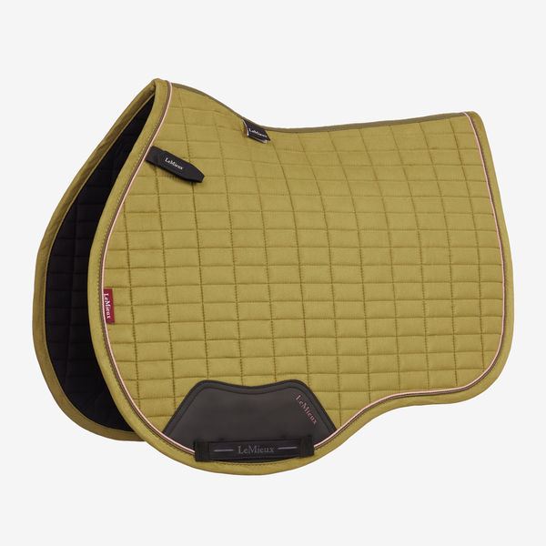 IT09169 LeMieux Suede GP General Purpose Saddle Pad - Gooseberry