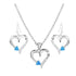 JS5708 Montana Silversmiths Love Everlasting Opal Crystal Jewelry Set