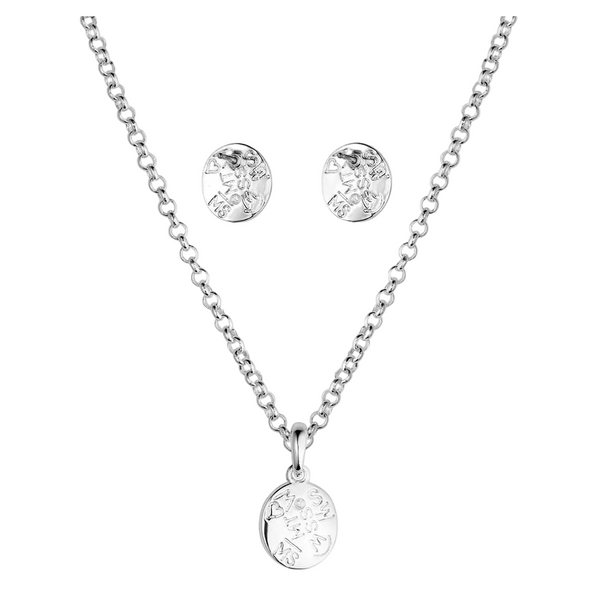 JS6540 Montana Silversmiths Northern Sky Turquoise Jewelry Set