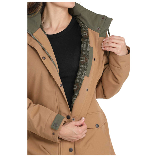 MAJ9921001 Cinch Women's Barn Jacket - Brown