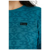 MAK7905001 Cinch Women's Long Sleeve Pullover Sweatshirt -Teal