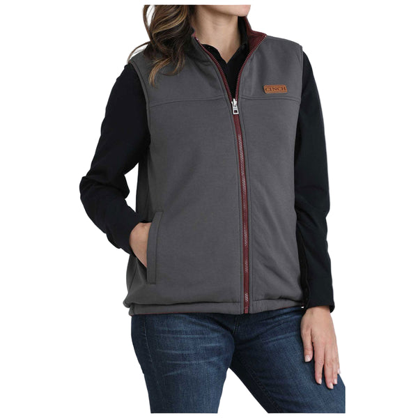MAV9923002 Cinch Women's Burgundy Reversible Vest