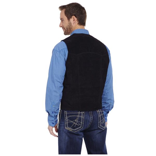 ML3061 Cripple Creek Men’s Suede Leather Western Vest