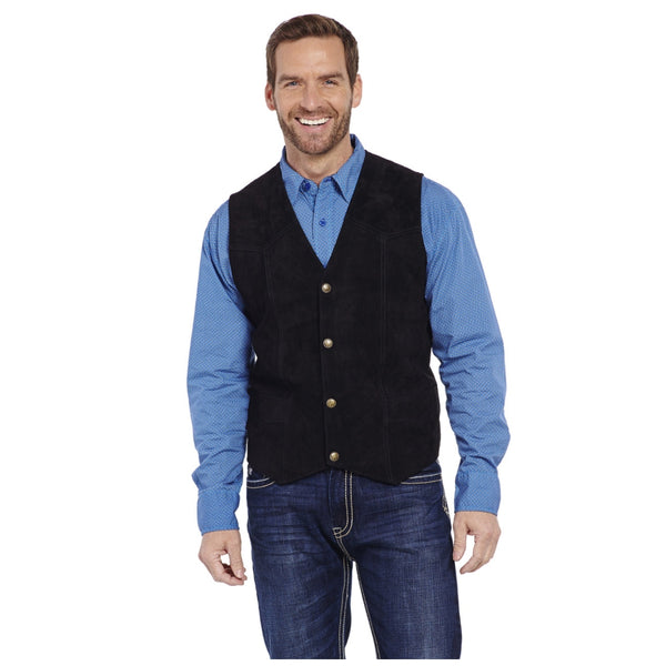 ML3061 Cripple Creek Men’s Suede Leather Western Vest
