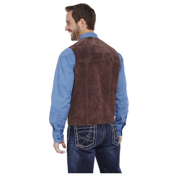 ML3061 Cripple Creek Men’s Suede Leather Western Vest