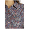 MSW9163024 Cinch Women's Burgundy Paisley Print Arenaflex Western Shirt