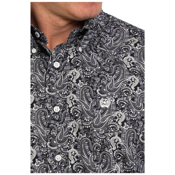 MTW1105857 Cinch Men's Long Sleeve Button Down Western Shirt - Multicolor Paisley