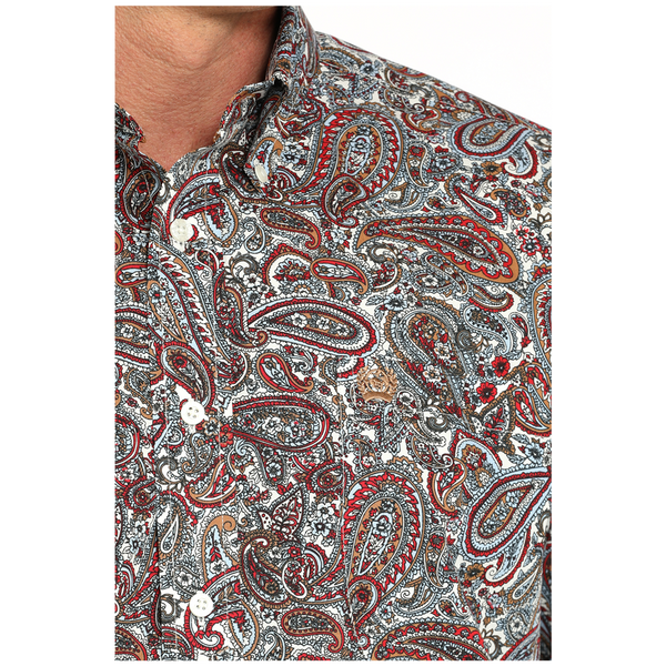 MTW1105947 Cinch Men's Long Sleeve Button Down Western Shirt - Multicolor