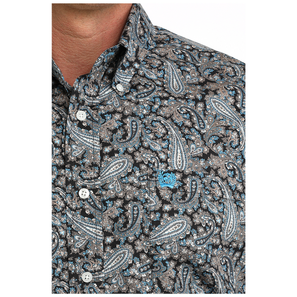 MTW1106088 Cinch Men's Long Sleeve Button Down Western Shirt - Multicolor