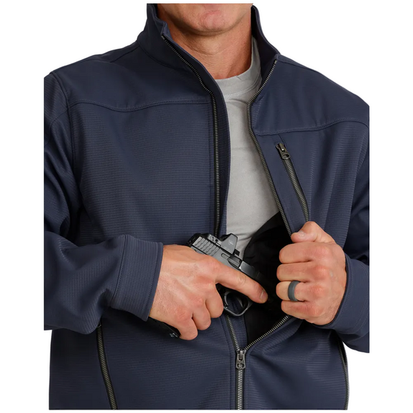 MWJ1539008 Cinch Men's Concealed Carry Bonded Jacket - Navy