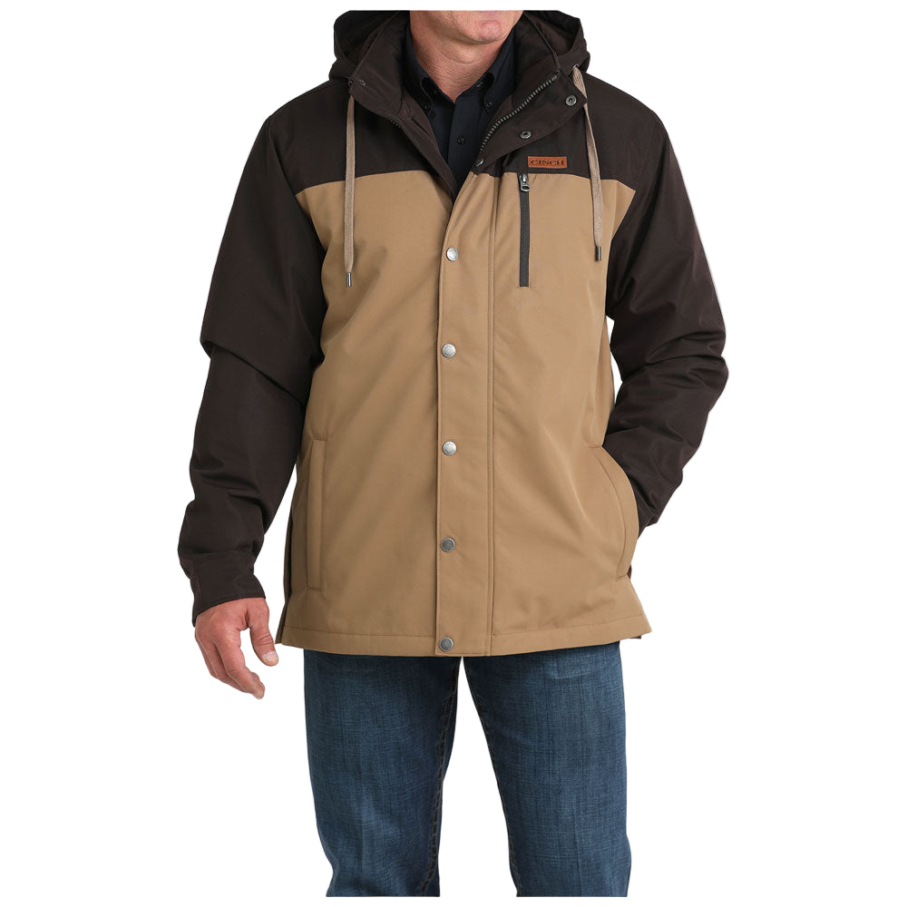 MWJ1574002 Cinch Men's Barn Coat - Brown | The Wire Horse