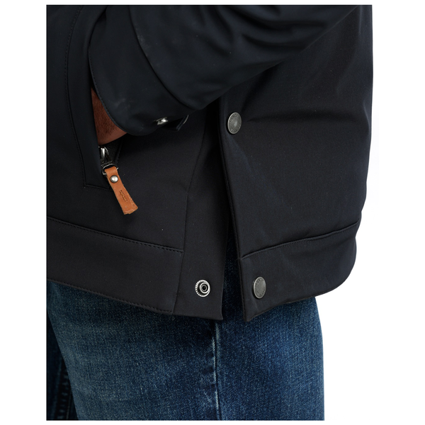 MWJ1949001 Cinch Men's Hooded Bonded Jacket - Black