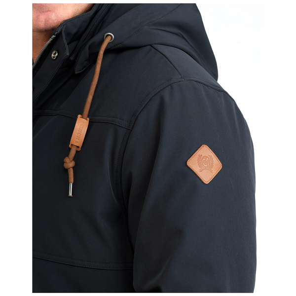 MWJ1949001 Cinch Men's Hooded Bonded Jacket - Black