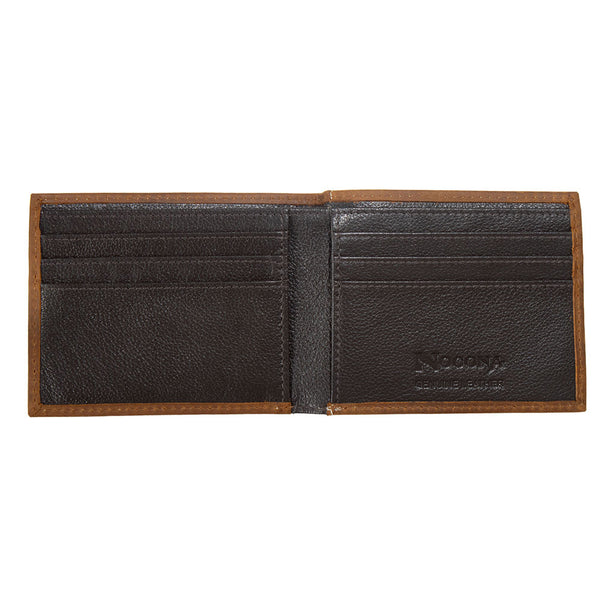 N500049344 Nocona Men's Southwest Embossed Bifold Wallet - Medium Brown