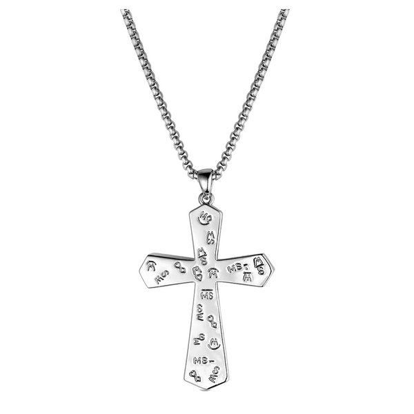 NC6517 Montana Silversmiths Still Waters Turquoise Cross Necklace