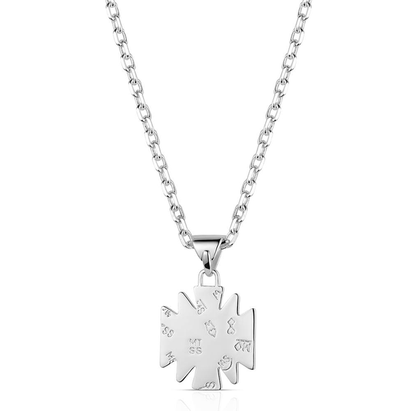 NC6603 Montana Silversmiths Southwestern Sun Turquoise Necklace