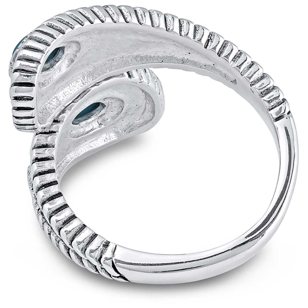 RG4753B Montana Silversmiths Find the Balance Turquoise Wrap Ring