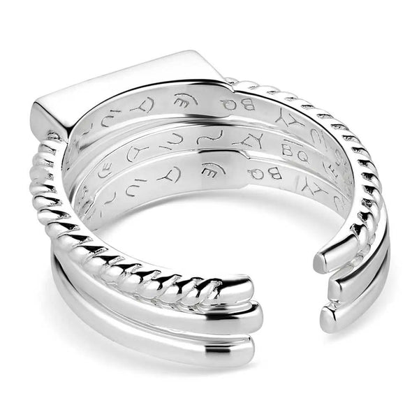 RG6218 Montana Silversmith Triple Threat Stacked Ring Set