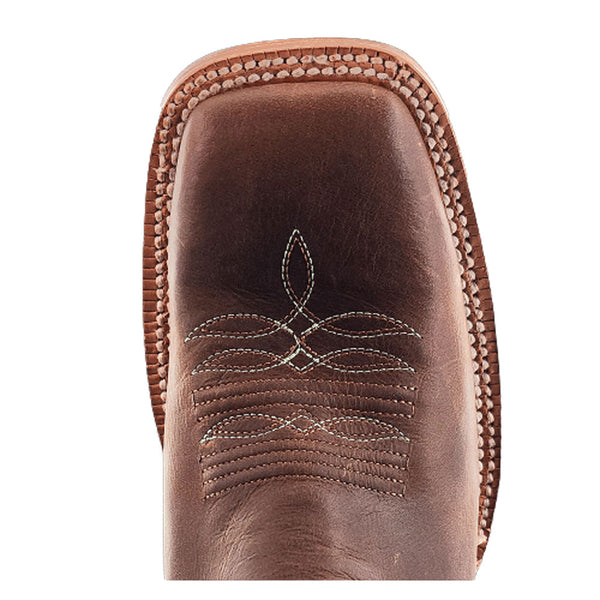 RWL8301-2 R. Watson Women's Arizona Tan Cowhide Wide Square Toe Cowboy Boot