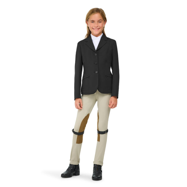 SLJ1015 RJ Classics Sloane Jr Girls English Show Coat - Black